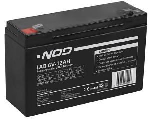 NOD LAB 6V12AH REPLACEMENT BATTERY NOD LAB 6V12AH REPLACEMENT BATTERY