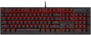 CORSAIR CH-910D029-GR2 K60 PRO RED MECHANICAL GAMING KEYBOARD CHERRY MV VIOLA SW GR