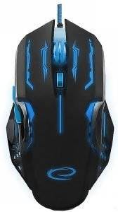 ESPERANZA EGM403B WIRED MOUSE FOR GAMERS 6D OPTICAL USB MX403 APACHE BLUE