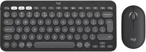 LOGITECH 920-012239 PEBBLE 2 COMBO WIRELESS BLUETOOTH KEYBOARD MOUSE GRAPHITE