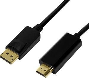 LOGILINK CV0126 DISPLAY PORT TO HDMI CABLE 1M LOGILINK CV0126 DISPLAY PORT TO HDMI CABLE 1M