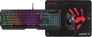 A4TECH BLOODY USB B1700 BLOODY BUNDLE SET KEYBOARD MOUSE MOUSPAD