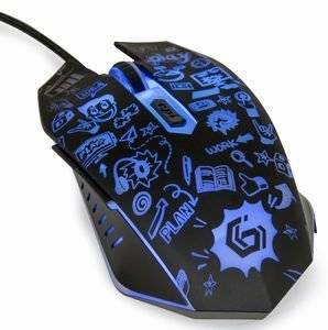 GEMBIRD MUS-6B-GRAFIX-01 6-BUTTON OPTICAL LED MOUSE BLACK