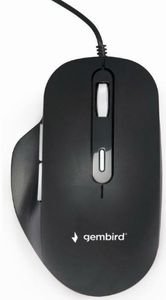 GEMBIRD MUS-6B-02 OPTICAL LED MOUSE USB BLACK