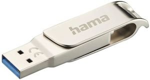 HAMA 182490 C-ROTATE PRO USB STICK, USB-C 3.1/3.0, 64GB, 70MB/S, SILVER HAMA 182490 C-ROTATE PRO USB STICK, USB-C 3.1/3.0, 64GB, 70MB/S, SILVER