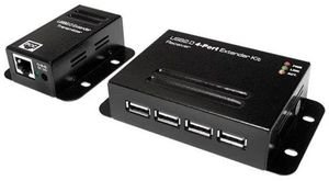 LOGILINK UA0252 USB 2.0 CAT.5 EXTENDER UP TO 50M WITH 4-PORT HUB, POE