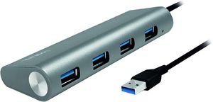 LOGILINK UA0307 4-PORT HUB USB 3.0 WITH ALUMINUM CASING
