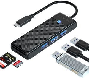 ORICO PAPW3AT-C3-015-BK-EP HUB 4IN1 USB A3.0X3+TF/SD3.0X1 ORICO PAPW3AT-C3-015-BK-EP HUB 4IN1 USB A3.0X3+TF/SD3.0X1