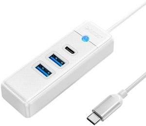 ORICO PWC2U-C3-015-WH-EP HUB ADAPTER USB-C TO 2X USB 3.0 + USB-C 5 GBPS 0.15M WHITE