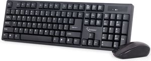  GEMBIRD KBS-W-01 WIRELESS DESKTOP SET US LAYOUT BLACK