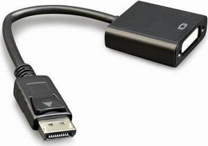 CABLEXPERT A-DPM-DVIF-002 DISPLAYPORT TO DVI ADAPTER CABLE BLACK