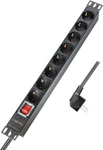 LOGILINK PDU8C01 8X GERMAN SOCKETS WITH SWITCH LOGILINK PDU8C01 8X GERMAN SOCKETS WITH SWITCH