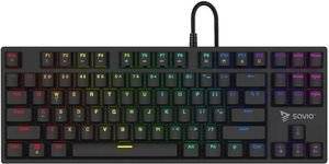 SAVIO TEMPEST X2 RGB MECHANICAL KEYBOARD OUTEMU BLUE