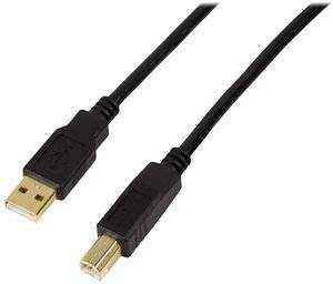 LOGILINK UA0266 USB 2.0 ACTIVE REPEATER CABLE USB A-MALE - USB B-MALE 20M BLACK