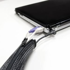 LOGILINK KAB0048 CABLE FLEXWRAP WITH ZIPPER 50MM 1M BLACK