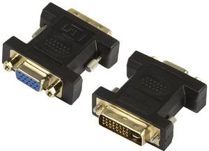 LOGILINK AD0001 DVI ADAPTER DVI-I MALE - HD DSUB FEMALE GOLD PLATED LOGILINK AD0001 DVI ADAPTER DVI-I MALE - HD DSUB FEMALE GOLD PLATED