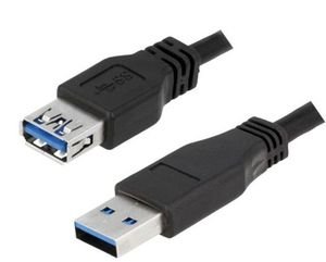 LOGILINK CU0043 USB 3.0 EXTENSION CABLE AM TO AF 3M BLACK LOGILINK CU0043 USB 3.0 EXTENSION CABLE AM TO AF 3M BLACK