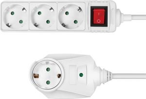 LOGILINK LPS273 SOCKET 3-WAY +SWITCH +1 PASS-THROUGH PLUG 2M LOGILINK LPS273 SOCKET 3-WAY +SWITCH +1 PASS-THROUGH PLUG 2M