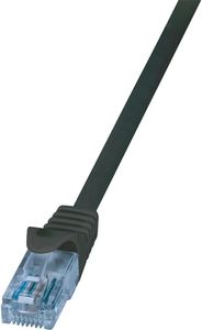 LOGILINK PATCH CABLE CAT.6A U/UTP, BLACK, 1M LOGILINK PATCH CABLE CAT.6A U/UTP, BLACK, 1M