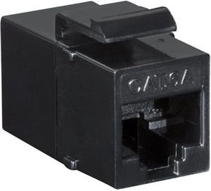 LOGILINK KEYSTONE COUPLER CAT.6A UTP 2XRJ45 BLACK LOGILINK KEYSTONE COUPLER CAT.6A UTP 2XRJ45 BLACK