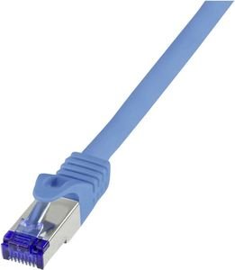 LOGILINK PATCH CABLE CAT.6A S/FTP ULTRAFLEX 3P/GHMT CERTIFIED, BLUE 1.5M LOGILINK PATCH CABLE CAT.6A S/FTP ULTRAFLEX 3P/GHMT CERTIFIED, BLUE 1.5M