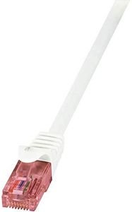 LOGILINK PATCH CABLE CAT.6 U/UTP BC WHITE, 1M PRIMELINE LOGILINK PATCH CABLE CAT.6 U/UTP BC WHITE, 1M PRIMELINE