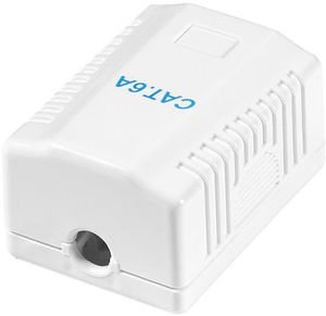 LOGILINK NP0101 CAT.6A WALL OUTLET 2X RJ45 UNSHIELDED PURE WHITE LOGILINK NP0101 CAT.6A WALL OUTLET 2X RJ45 UNSHIELDED PURE WHITE