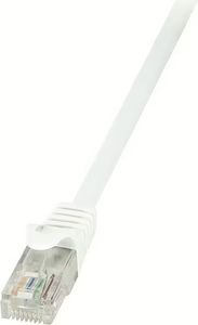 LOGILINK PATCH CABLE CAT.6 U/UTP WHITE  0,50M ECONLINE