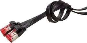 LOGILINK PATCH CABLE FLAT CAT.6A SHIELDED 2M BLACK LOGILINK PATCH CABLE FLAT CAT.6A SHIELDED 2M BLACK