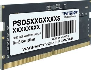 RAM PATRIOT PSD532G48002S SIGNATURE LINE 32GB SO-DIMM DDR5 4800MHZ