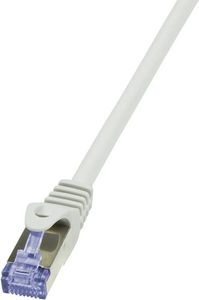 LOGILINK PATCH CABLE CAT.6A S/FTP GREY 0,25M, PRIMELINE LOGILINK PATCH CABLE CAT.6A S/FTP GREY 0,25M, PRIMELINE
