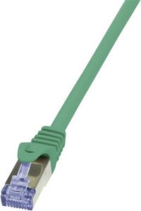 LOGILINK PATCH CABLE CAT.6A S/FTP GREEN 0,25M, PRIMELINE LOGILINK PATCH CABLE CAT.6A S/FTP GREEN 0,25M, PRIMELINE