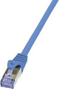 LOGILINK PATCH CABLE CAT.6A S/FTP BLUE 0,25M, PRIMELINE LOGILINK PATCH CABLE CAT.6A S/FTP BLUE 0,25M, PRIMELINE