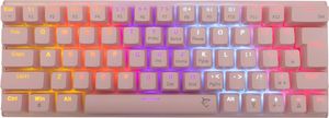 WHITE SHARK MECHANICAL KEYBOARD US BLUE SWITCH WAKIZASHI PINK GK-002421 WHITE SHARK MECHANICAL KEYBOARD US BLUE SWITCH WAKIZASHI PINK GK-002421