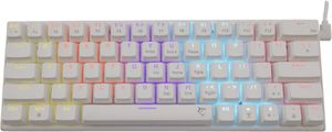 WHITE SHARK MECHANICAL KEYBOARD GK-2106 WHITE BLUE SWITCH COMMANDOS-W-BL