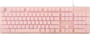 WHITE SHARK LED KEYBOARD GK-003441 TACHI US LAYOUT PINK TACHI-P-US