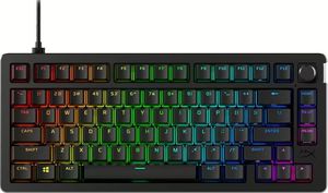  HYPERX ALLOY RISE 75 RGB MECHANICAL GAMING KEYBOARD HX RED LINEAR (7G7A4AA#ABA)