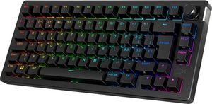  HYPERX ALLOY RISE 75 RGB MECHANICAL WIRELESS GAMING KEYBOARD HXRED LINEAR (91Y91AA#ABA)