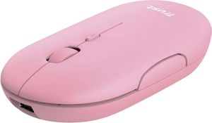 TRUST PUCK WIRELESS RECHARGABLE MOUSE PINK