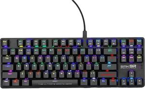 ARMAGGEDDON MECHANICAL LOW PROFILE KEYBOARD RGB FALCONET BLACK SMK9RB