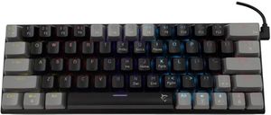 WHITE SHARK MECHANICAL KEYBOARD US BLUE SWITCH WAKIZASHI BLACK/GREY GK-002121