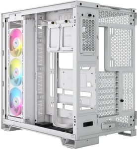 CASE CORSAIR 6500X ICUE LINK RGB DUAL CHAMBER TEMPERED GLASS MIDI-TOWER WHITE