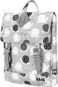 8848 BACKPACK FOR CHILDREN WITH SNAILS PRINT GREY 440-055-001