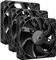 CORSAIR CO-9051010-WW RX120 ICUE LINK FAN STARTER KIT 3 X 120MM BLACK WITH ICUE LINK SYSTEM HUB
