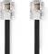 NEDIS TCGP90200BK50 TELECOM CABLE RJ11 MALE -...