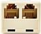 NEDIS TCGP90990IV TELECOM SPLITTER RJ11 FEMAL...