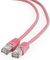CABLEXPERT PP6-3M/RO PINK PATCH CORD CAT6 MOLDED STRAIN RELIEF 50U PLUGS 3M