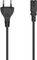 HAMA 200732 MAINS CABLE, EURO PLUG - 2-PIN SO...