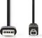 NEDIS CCGL60101BK20 USB 2.0 CABLE, USB-A MALE - USB-B MALE 4.5W 480MBPS 2.00M BLACK