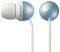 SONY MDR-EX33LPL IN-EAR HEADPHONES DEEP BASS BLUE